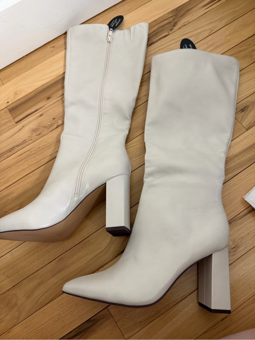 Wild Pair Islah Dress Boots Bone Smooth